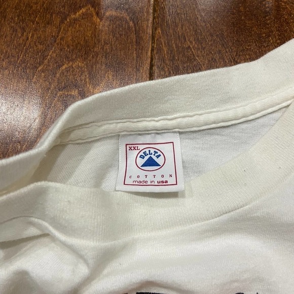 Hiwassee North Carolina Basketball Camp Single Stitch VTG White Tee Men's XXL - Picture 9 of 9